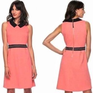 Women's ELLE fit and flare dress in color tea rose